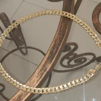 گردنبند استیل رنگ طلایی