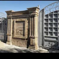 آجری سنگ نمای رومی و ساده|خدمات پیشه و مهارت|خرم‌آباد, |دیوار