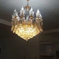 لوستر کریستال عالیجناب آب طلا