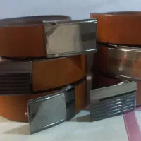کمربند اسپرت مردانه ، چرم گاو میش طبیعی .