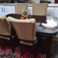 میز نهارخوری ۶نفره|میز و صندلی غذاخوری|خرم‌آباد, |دیوار