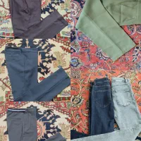 شلوار شومیز.مانتو همگی اکبند