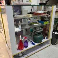 ۴عدد کمد شیشه ای ام دی اف سالم و تمیز|جاکفشی، کمد، دراور|اسکو, |دیوار