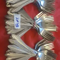 قاشق چنگال  آلمانی وژاپنی۷۰۰عدد سنگین وسالم