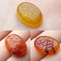 عقیق یمن یمنی ،خط دستی استاد، مناسب انگشتر مردانه