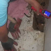 لوله کشی تشخیص دستگاه تصویری رفع نم وچکه نشتیابی