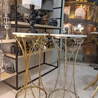 میز عسلی کنار سالنی تولد بلند تشریفاتی فلزی خاطره|مبلمان خانگی و میز عسلی|قم, باغ شریفی|دیوار