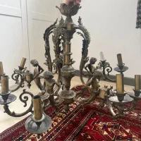 لوستر طرح فرشته ۱۰شعله جنس برنز