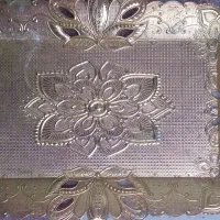 سینی رنگ طلایی