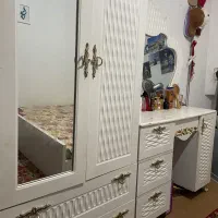 سرویس خواب تمامچوب تخت و کمد۳تیکه|تخت و سرویس خواب|قوچان, |دیوار