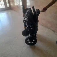 ویلچر برقی فول تاشو مسافرتی جک برقی پشت ریموت دار