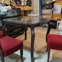 میز غذاخوری چهار نفر ه|میز و صندلی غذاخوری|دهدشت, |دیوار