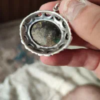 آویز گردنی نقره فیروزه نیشابوری|جواهرات|تهران, فردوس|دیوار
