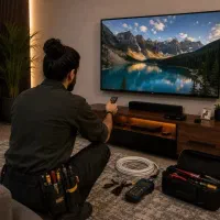 خدمات نصابی انواع TV .شبکه.گیرنده|خدمات پیشه و مهارت|اهواز, نادری|دیوار