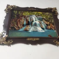 دوعددتابلوفروشی|تابلو فرش|محمدیه-قزوین, |دیوار