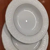 سرویس 18 نفره چینی زرین در حد نو|ظروف سرو و پذیرایی|الوند, |دیوار