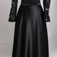 مجلسی دامن ساتن