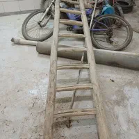 نردبان چوبی چها متری|ابزارآلات|اراک, |دیوار