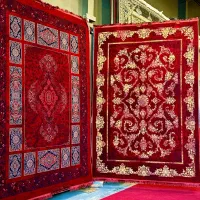 ۱۲۰۰ شانه رنگین کمان/فرشتگان|فرش|شیراز, شهرک گلها|دیوار