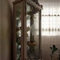 ویترین سفیید سالم|بوفه، ویترین، کنسول|فومن, |دیوار