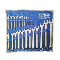 ست آچار 22 عددی یکسرتخت و رینگی یوفی D31T22