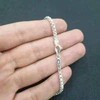 زنجیر نقره مردانه عیار ۹۲۵ مدل ونیزی (گردنبند)|جواهرات|تهران, گیشا|دیوار