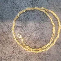 گردنبند قدیمی زیبا18 عیار