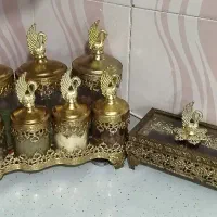 پاسماوری و جا قاشق  کارد  چنگال