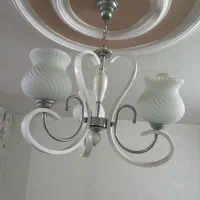 ۲ عدد لوستر فلزی