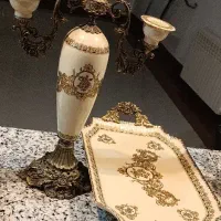 شمعدان و سینی پذیرایی مارک bvk