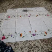 دستمال پارچه ای گلدوزی بزرگ نشتیفان طرح ۶|سفره، حوله، دستمال آشپزخانه|سهند, |دیوار