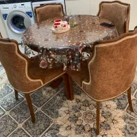 میز نهار خوری چهار نفره چوب راش