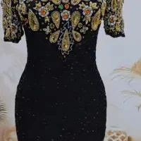 لباس مجلسی سنگ و منجوق دوزی شده|لباس|شیراز, چنچنه|دیوار