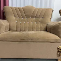 مبل 7 نفره + میز جلو مبلی + ۴تا میزعسلی|مبلمان خانگی و میز عسلی|سنگر, |دیوار