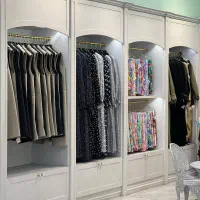 دکور چوبی سفید با روکش ممبران