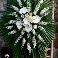 تاج گل پایه سبد و دسته گل ماشین عروس خدمات تشریفات|گل و گیاه طبیعی|مشهد, امیر|دیوار