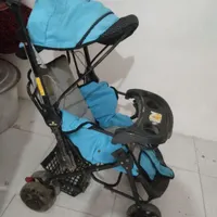 کالسکه و ماشین و سه چرخ