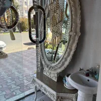 میز آینه کنسول چوبی|بوفه، ویترین، کنسول|بیرجند, |دیوار