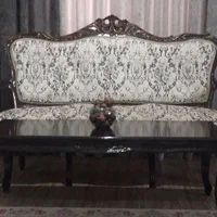 مبلمان ۹ نفره  و میز ناهارخوری ۸ نفره سلطنتی سالم|مبلمان خانگی و میز عسلی|رامسر, |دیوار