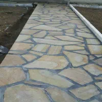 محوطه سازی باغ ویلا،آبنما آبشار، سنگ کاری تاوه و..