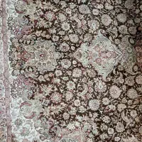 دو عددفرش نه متری ۱۲۰۰شونه طرح تبریززمینه قهوه ای|فرش|تهران, نیروی هوایی (پیروزی)|دیوار