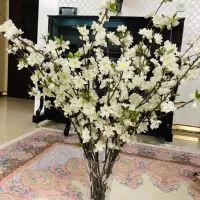 تعداد ۱۵ شاخه شکوفه سفید|گل مصنوعی|تهران, قیطریه|دیوار