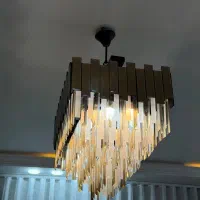 لوستر مدرن در حد نو|لوستر و چراغ آویز|خرم‌آباد, |دیوار