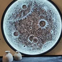 تابلو ماه|تابلو، نقاشی، عکس|نیشابور, گنبد سبز|دیوار