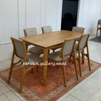 آریو میز ناهارخوری و میزوصندلی پرشین حصیری|میز و صندلی غذاخوری|تهران, شهرآرا|دیوار