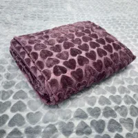 پتو طرح قلب تک نفره