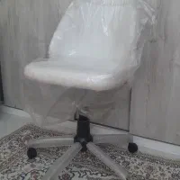 صندلی چرخدار چرم نو