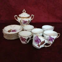 ظروف قهوه خوری ژاپن قندان دیوارکوب نمکدان قدیمی