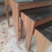 میز وسط همراه با ۳عسلی سالم|مبلمان خانگی و میز عسلی|شاهرود, |دیوار