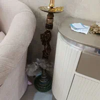 قلیان پایه چوب تراش اسب